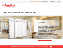 Tablet Screenshot of fondital.com